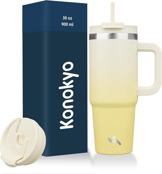 Konokyo 30 oz Insulated Tumbler Water Bottle by Konokyo