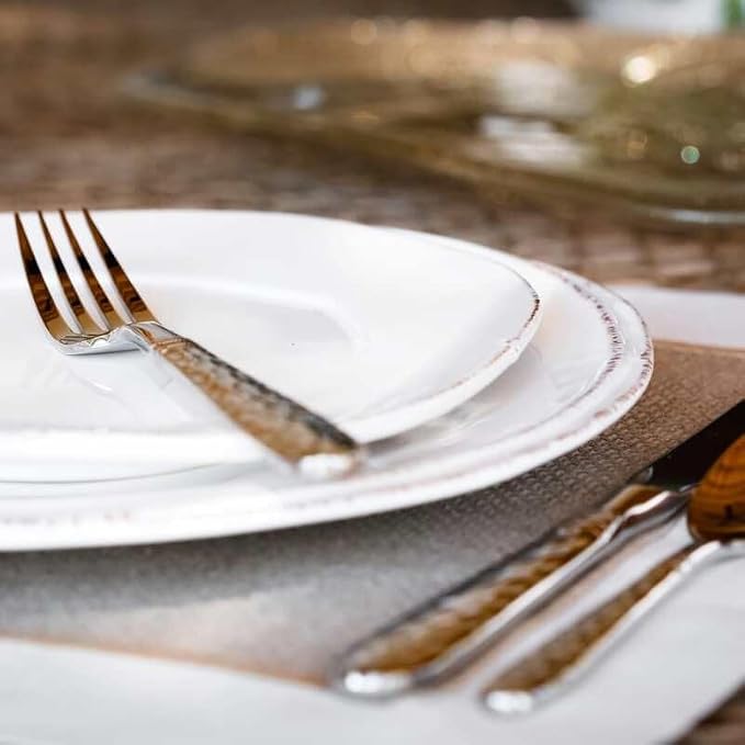 VIETRI Lastra White Salad Plate - Image 3