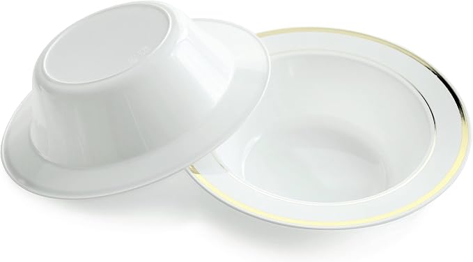 " OCCASIONS " 40 Piece Plates Pack, Heavyweight Disposable Wedding Party by OCCASIONSFINESTPLASTICTABLEWARE