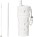 18.5 oz Thermo Cup with Straw, Car Cup with Horse Pattern, Vacuum Insulated by Unknown