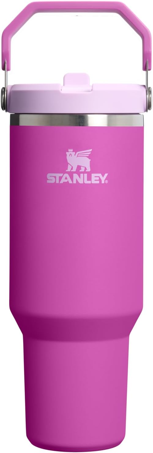 STANLEY IceFlow 2.0 Flip Straw Tumbler, 40 oz, Dark Blossom | Easy Carry Handle by Unknown