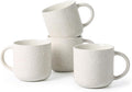 MONITO 12 OZ Coffee Mugs Set of 4, Modern Ceramic Coffee Mugs Set by MONITO
