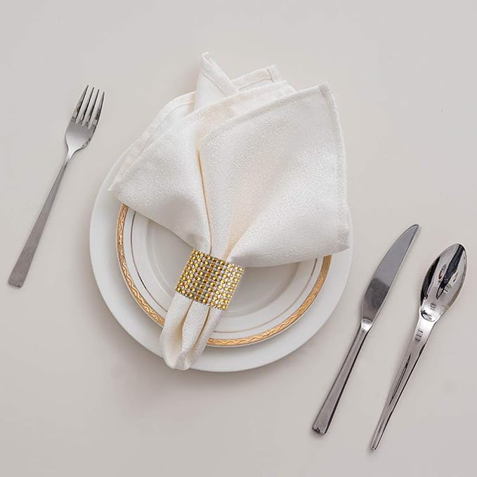 Accmor 100pcs Napkin Rings, DIY Decoration - Image 3