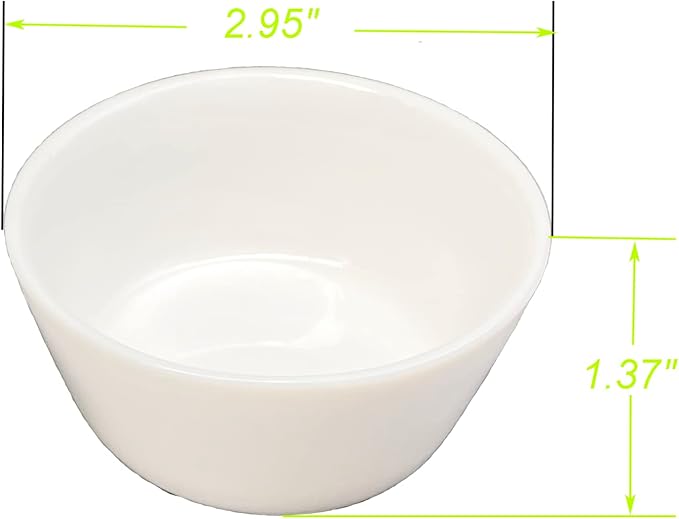 12 Pack Round 3 Oz Sauce Dishes | Dip Bowls Set, Dipping Sauce Bowls for Ketchup, Soy, BBQ, Sushi, Party | stoneware clay,Ceramic.