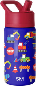 Simple Modern Kids Water Bottle & Toddler Cup | 14oz | Construction by Unknown