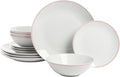10 Strawberry Street Coupe Double Line 12 Pc, Misty Rose, SM-1200-CP-P by 10StrawberryStreet