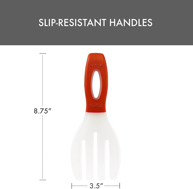 Dexas Long Handled Salad Hands, BPA-Free Salad Tossing and Serving Tools - Image 2