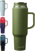 EALGRO 50 oz Tumbler with Handle, Insulated Tumblers with Lid and Straw | by EALGRO