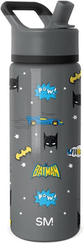 Simple Modern Batman Kids Water Bottle & Toddler Cup | 18oz | Insulated by Unknown