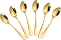 Demitasse Espresso Spoons, 4 Inches Stainless Steel Coffee Spoons by Wesdxc56