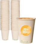 100% Compostable Disposable Coffee Cups Paper Cups Made from Bamboo, by EarthsNaturalAlternative