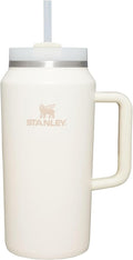 STANLEY Quencher H2.0 Flow State Tumbler, 64 oz, Cream | Handle and Straw | by Unknown