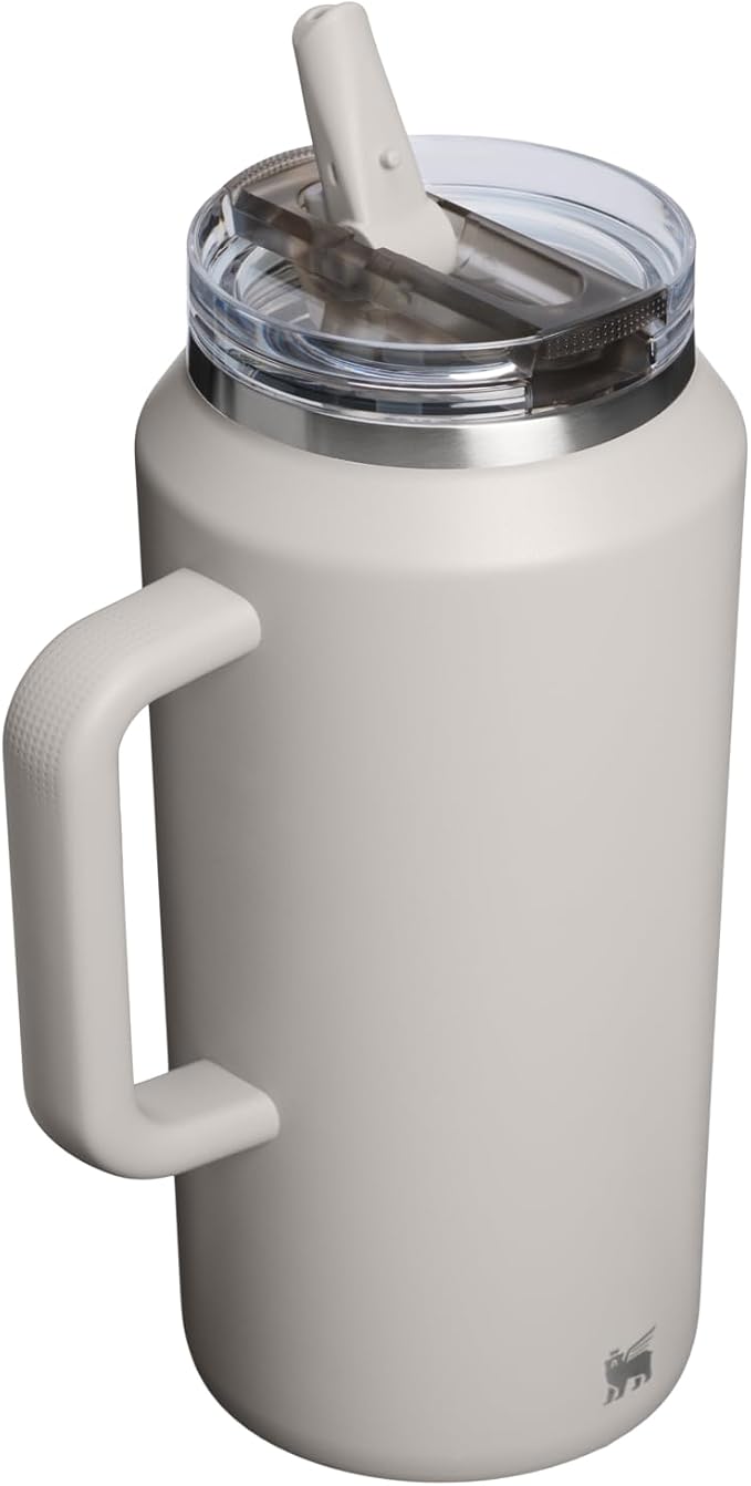 STANLEY Quencher ProTour Flipstraw Tumbler, 64 oz, Ash | Built-In Straw & - Image 3
