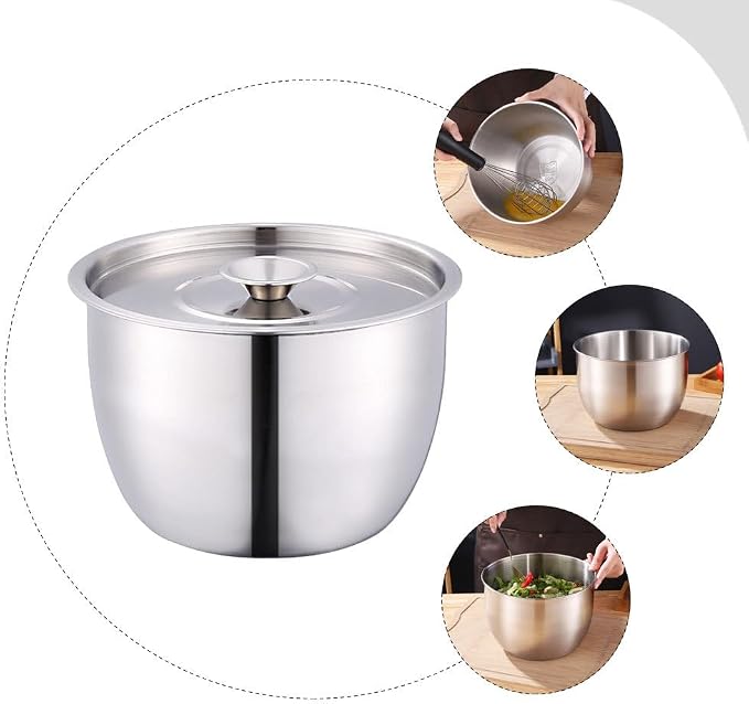 Yardwe Stainless Steel Deep Egg Mixing Bowl - Image 8