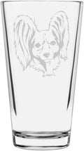 Russkiy Toy Custom Personalized Dog Themed Etched All Purpose 16oz Pint Glass