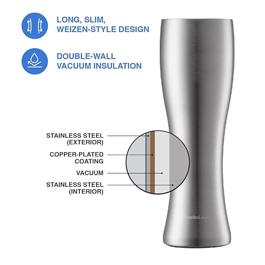 LocknLock Beer Tumbler with Lid - Image 4