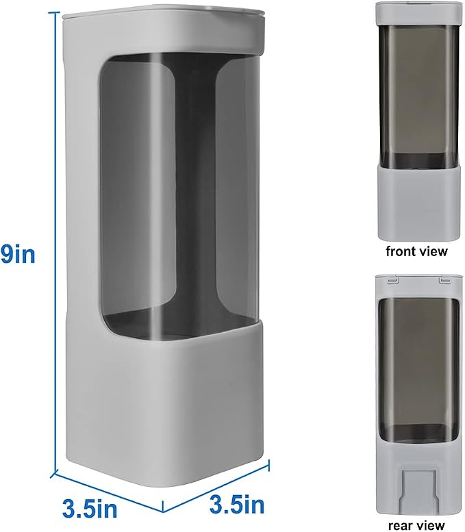 Cup Dispenser, Wall Mount Water Cooler Cups Holder Fit 3-5oz Cup | Fit Paper & - Image 2