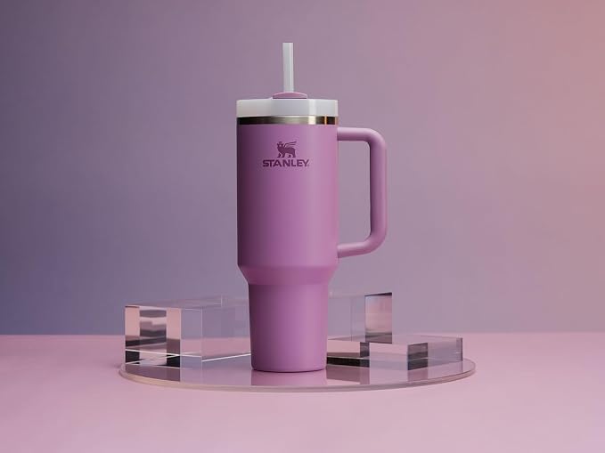 STANLEY Quencher H2.0 Flow State Tumbler, 40 oz, Lilac | Handle and Straw | - Image 8