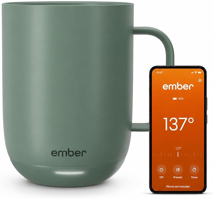 Ember Temperature Control 14oz Smart Mug 2, App-Controlled and Rechargeable by Unknown