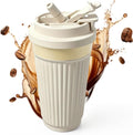 Vacuum Insulated Stainless Steel Travel Coffee Mug, Leak Proof Cup by SPLMIFA
