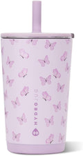 HydroJug Everyday Tumbler 14 oz, Ceramic-Lined Straw Cup, Flutter | Vacuum by Hydrojug