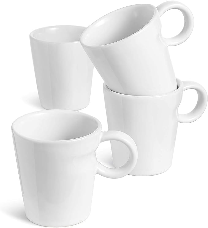 LE TAUCI 5 oz Espresso Mugs, Ceramic Small Stackable Coffee Cups, Designed by LETAUCI