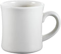 CAC China HAR-12-W 12-Ounce Stoneware Round Coffee Mug, 3-1/2 by 4-Inch by CACChina