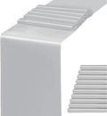Pack of 10 Wedding Satin Silver Table Runners 12 x 108 Inches Silver Gray Table by WENSINL
