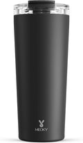 Meoky 24 oz Insulated Travel Coffee Mug: Leak Proof Lid, Night | Stainless by MEOKY