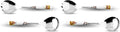 Spode Woodland Salad Servers – 10 Inch Porcelain & Steel Set Featuring Pheasant by Spode