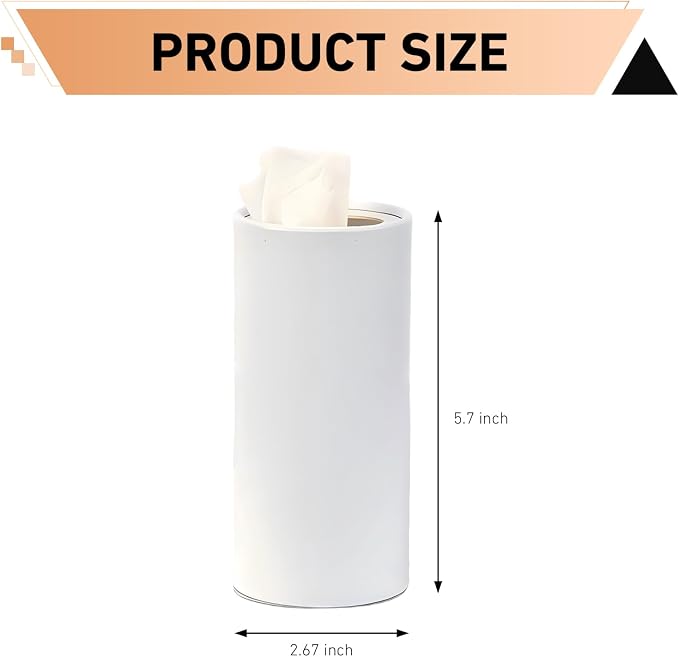 4 PCS Car Tissue Holder, Car Cup Holder Convenient Travel Tissue Tube, - Image 2