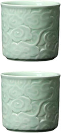 Ceramic Espresso Cups Set of 2-3oz Demitasse Cups by DicmracyCeramiccups