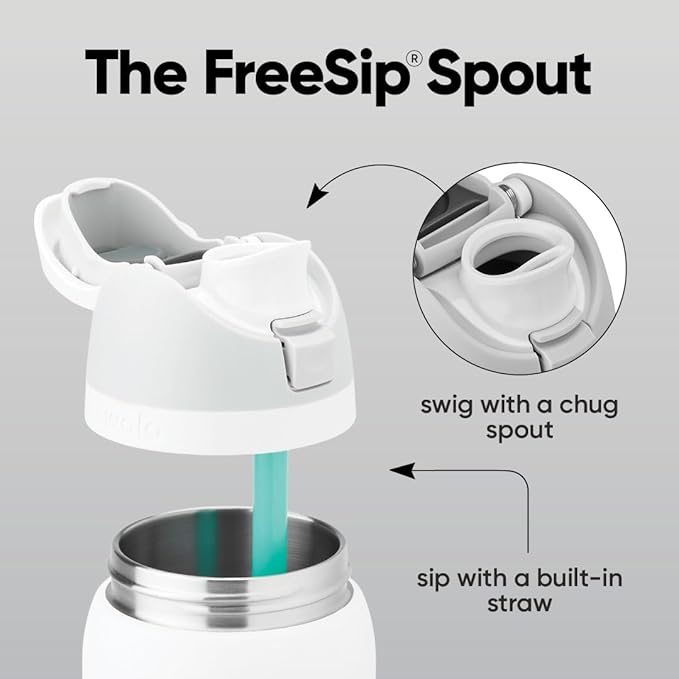 Owala FreeSip Stainless Steel Water Bottle 32 oz 80s Ski Slopes - Image 3