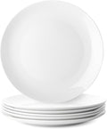 BTaT- White Porcelain Dinner Plates, 10.5 Inch, Porcelain Plates Sets by BrewToATea