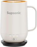 Supsonic - 16oz Self Heating Coffee Mug, Smart Heated Coffee Mug Faster by Supsonic