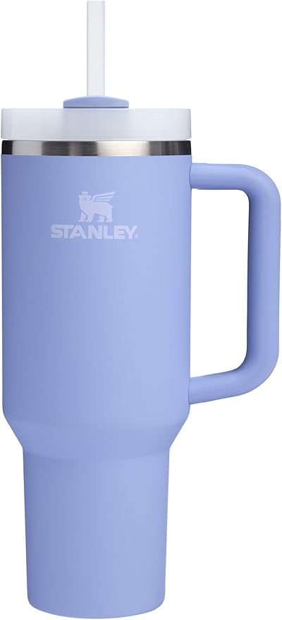 STANLEY Quencher H2.0 Flow State Tumbler, 40 oz, Hydrangea | Handle and Straw | by Unknown