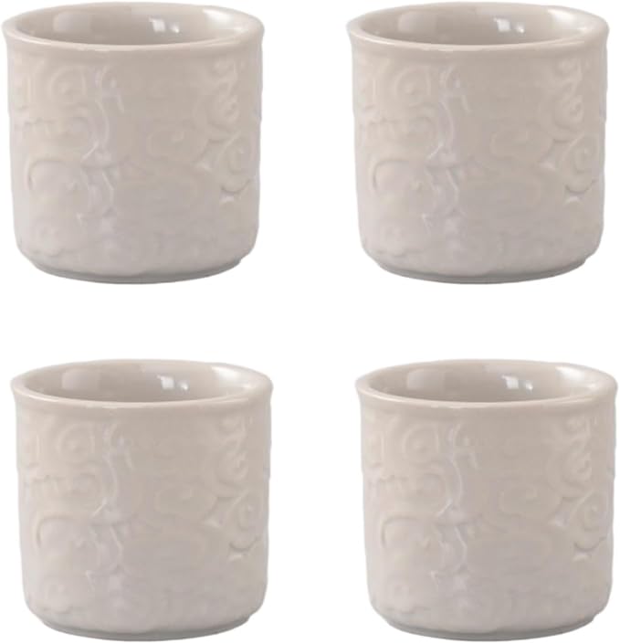Ceramic Espresso Cups Set of 4-3oz Demitasse Cups by DicmracyCeramiccups