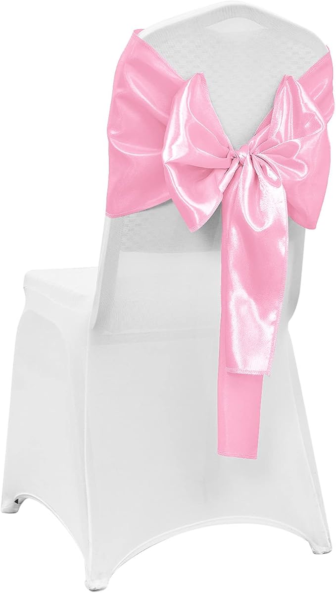 4-Pack Pink Satin Table Runner 12 x 108 Inch Long Bright and Smooth Silk Fabric - Image 6