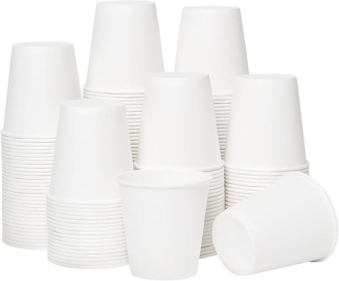 RACETOP 3 oz Bathroom Paper Cups, 3000 Pack, Disposable Mouthwash Cups | by RACETOP