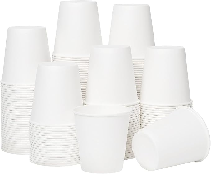 RACETOP 3 oz Bathroom Paper Cups, 200 Pack, Disposable Mouthwash Cups | by RACETOP