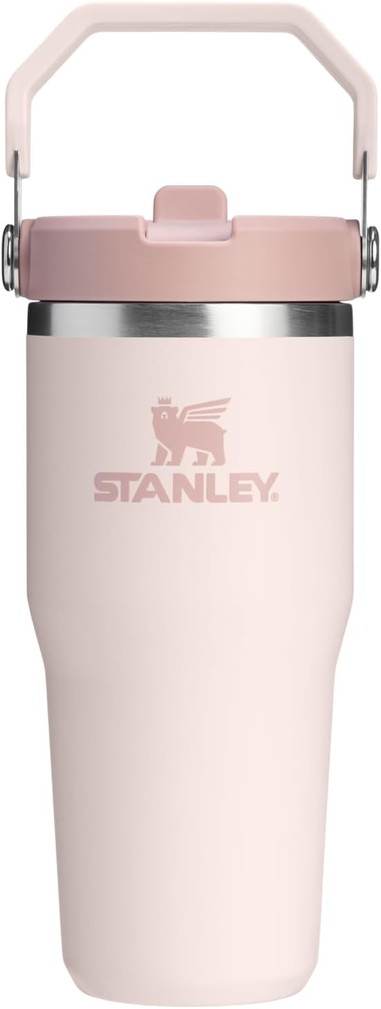 STANLEY IceFlow 2.0 Flip Straw Tumbler, 14 oz, Rose Quartz | Easy Carry Handle by Unknown