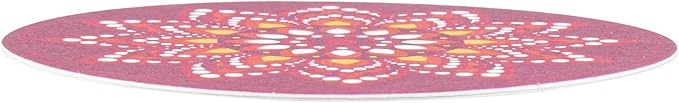 Restaurantware Paper Bar Coasters 48 Count 3.5 Inch Super Absorbent Beverage Coasters Pulpboard Assorted Design Drinkware Coasters Durable Paper Round Assorted