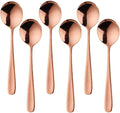 Buyer Star Bouillon Spoon Sets, 7-Inch Round Soup Spoons, Stainless Steel by BuyerStar