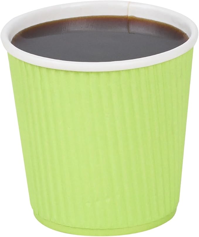 Restaurantware-4 Ounce Disposable Coffee Cups, 500 Ripple Wall Hot Cups by Restaurantware