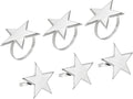 uxcell Metal Napkin Rings Set of 6, Star Napkin Ring Holder Buckle by uxcell