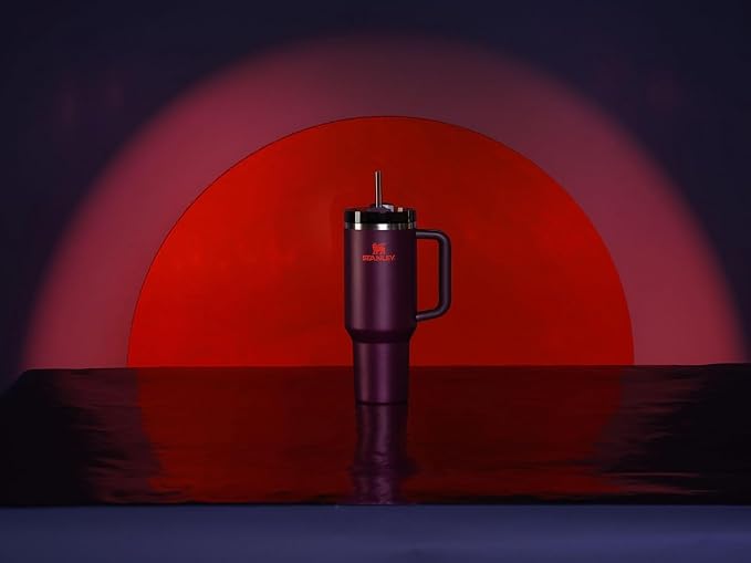 STANLEY Quencher H2.0 Flow State Tumbler, 40 oz, Plum | Handle and Straw | - Image 6