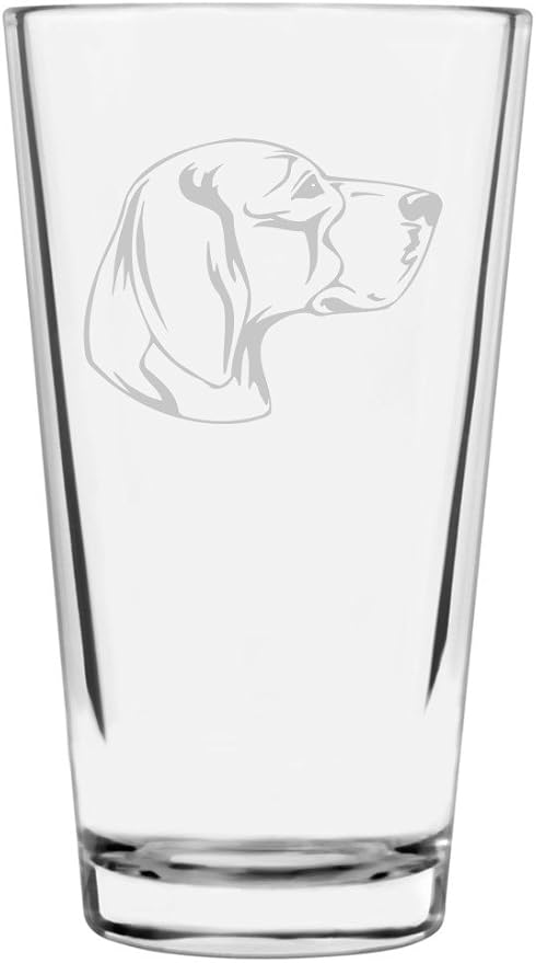 Harrier Custom Personalized Dog Themed Etched All Purpose 16oz Pint Glass
