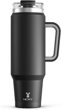 Meoky 40 oz Tumbler with Handle and Straw, Insulated Tumbler with Lid and Straw by MEOKY