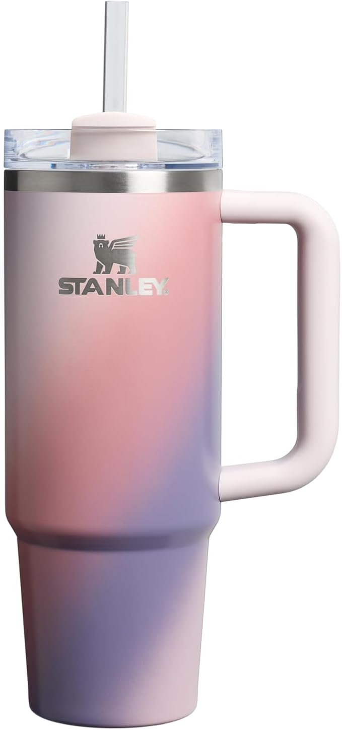 STANLEY Quencher H2.0 Flow State Tumbler, 30 oz, Dawn Spiral | Handle and Straw by Unknown