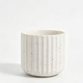 Vintage Ceramic Mug, Japanese Tea Cup 6oz Striped Cup No Handle Drinking Cup by Unknown